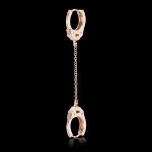 Maria Tash Handcuff Hoop Earring With Medium Chain
